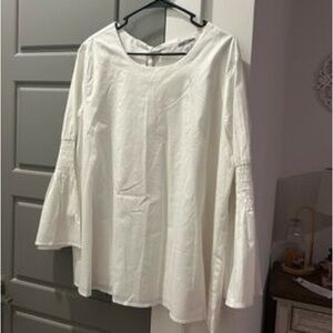Halogen White Women's Blouse